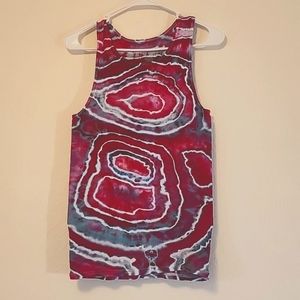 NEW custom tie dyed Tank top, size Medium mens/unisex